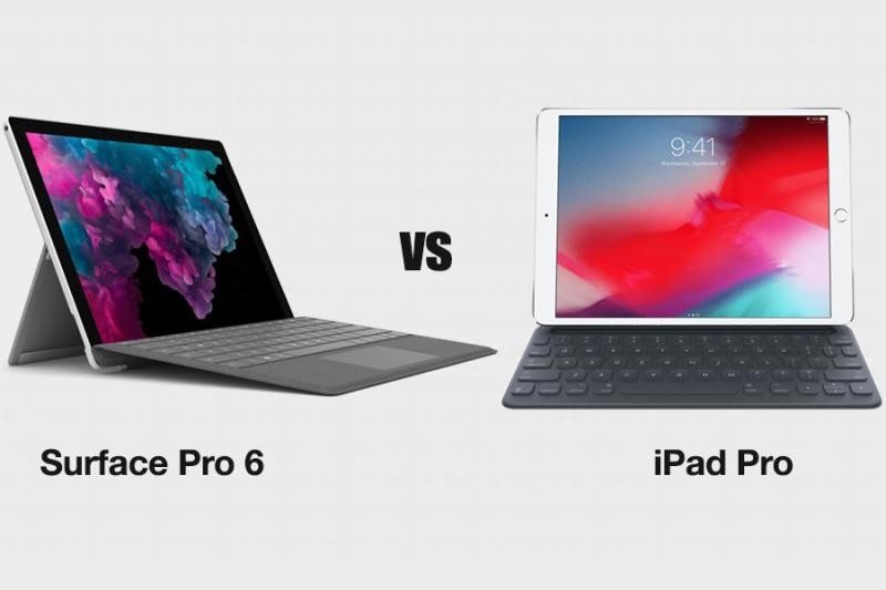 Microsoft Surface Pro 6 vs Apple iPad Pro – Cuộc thách thức của máy tính bảng