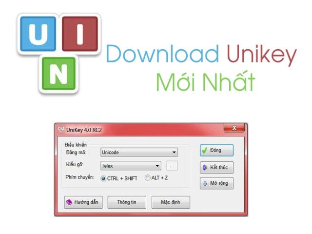 UniKey – Bàn phím tiếng Việt