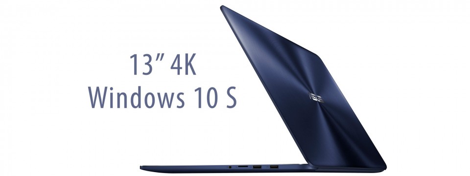 [Computex 2017] ASUS ZenBook Flip S: Laptop lai siêu mỏng, 10,9 mm, 13″ 4K, SSD, Windows 10 S