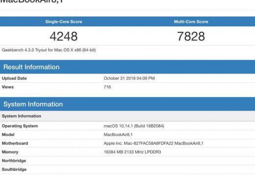 Điểm Hiệu Năng Cực Kỳ ấn Tượng Của Macbook Air 2018 Xuất Hiện Trên Website Của Geekbench 5e421fed7f96c.jpeg