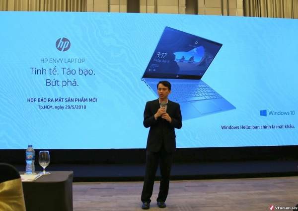 HP chính thức ra mắt máy tính xách tay cao cấp Envy 13 thế hệ mới