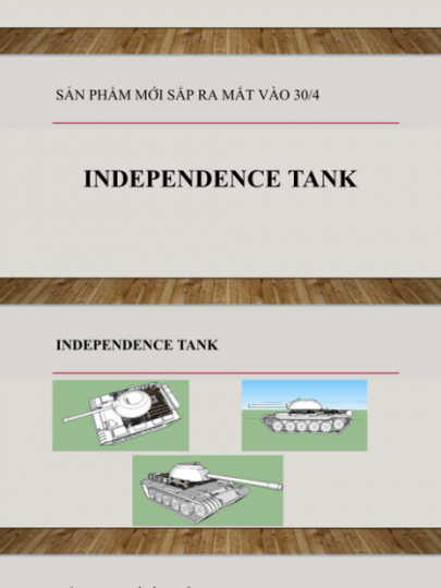 Nhóm độ máy tính nổi tiếng APCModding đang thực hiện mang tên Indepence Tank