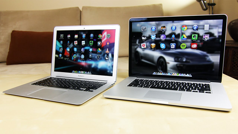 Lựa chọn Macbook Pro 13 inch hay Macbook Pro 15 inch 2018?