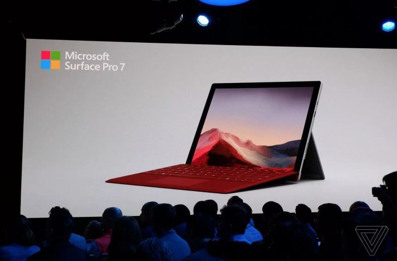 Microsoft trình làng Surface Pro 7 với màn hình 12.3 inch, có cổng USB-C, chip Intel thế hệ 10