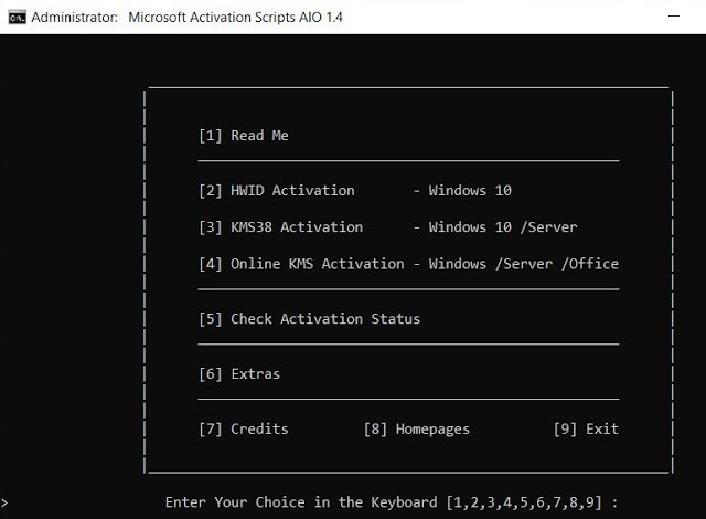 Activation Script 1.4 – Active Win 10 Digital License và Office