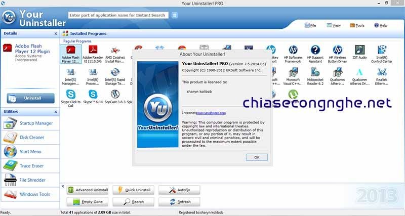 Download Your Uninstaller Pro 7.5 Full Crack + Portable