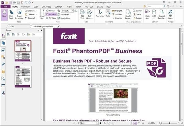 Download Foxit PhantomPDF Business 9.3.0 Portable – Phần mềm tạo và chỉnh sửa file PDF – Link Google Drive