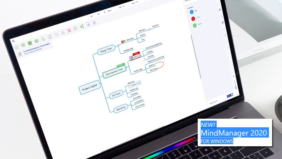 MindManager 2020 phần mềm hỗ trợ tạo và quản lý dự án, ý tưởng, lịch trình công việc