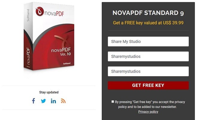 [Giveaway] novaPDF Standard 9 – free license