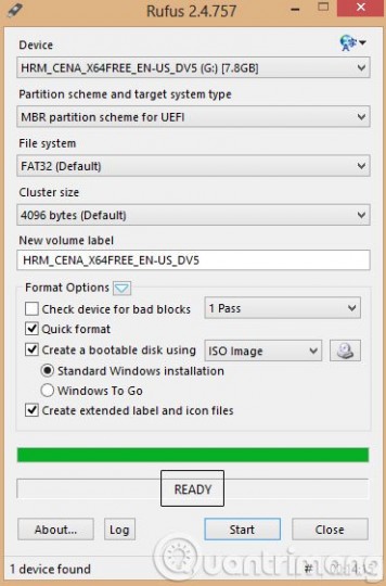 Download Rufus – Tạo USB Boot, USB cài Windows bằng Rufus