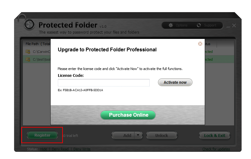 [Giveaway] IObit Protected Folder Pro – miễn phí license bản quyền