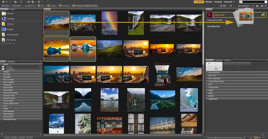 Quản lý, chỉnh sửa dự án Adobe Bridge CC 2020 full