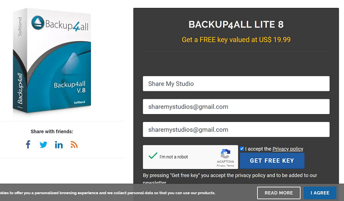 [Giveaway] Backup4all Lite 8.6 – miễn phí license trị giá $ 19.99