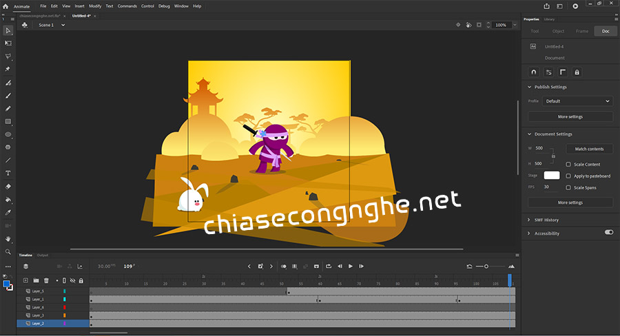 Download Adobe Animate CC 2021 mới nhất Full