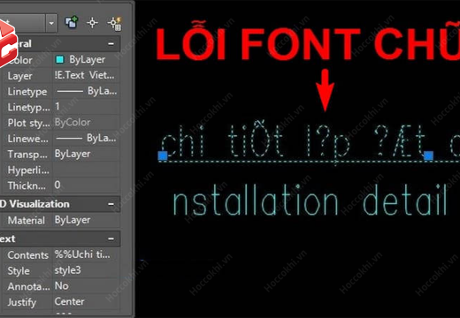 Khac Phuc Loi Font Chu Trong Autocad Hoccokhi.vn 6 1
