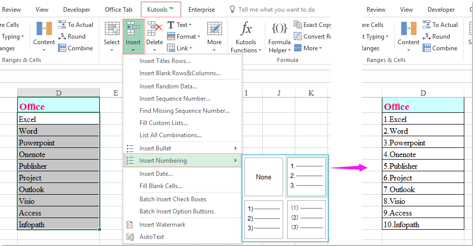 Bộ công cụ tiện ích Kutools for Excel 21.00 full key mới nhất