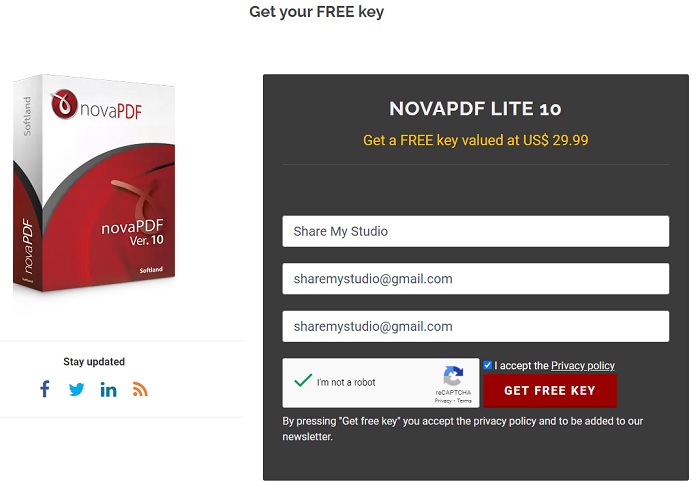 [Giveaway] novaPDF LITE 10 – miễn phí license bản quyền