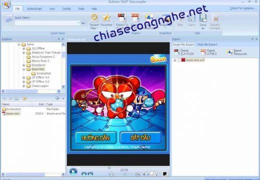 Sothink Swf Decompiler