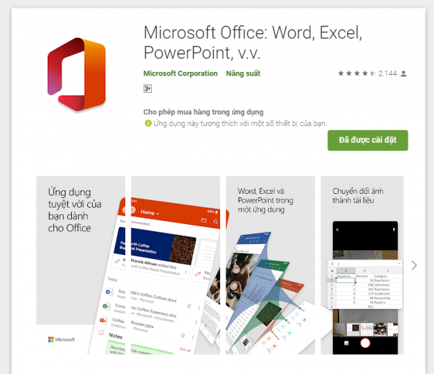 Chính thức – Microsoft gộp Word, Excel, PowerPoint thành một app duy nhất cho Android