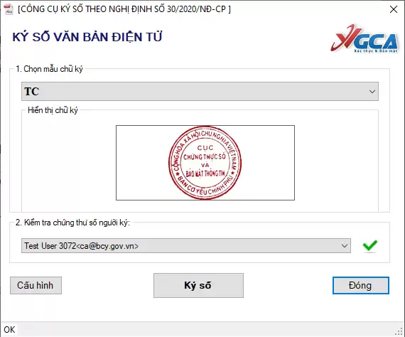 Công cụ ký số theo Nghị định 30/2020/NĐ-CP