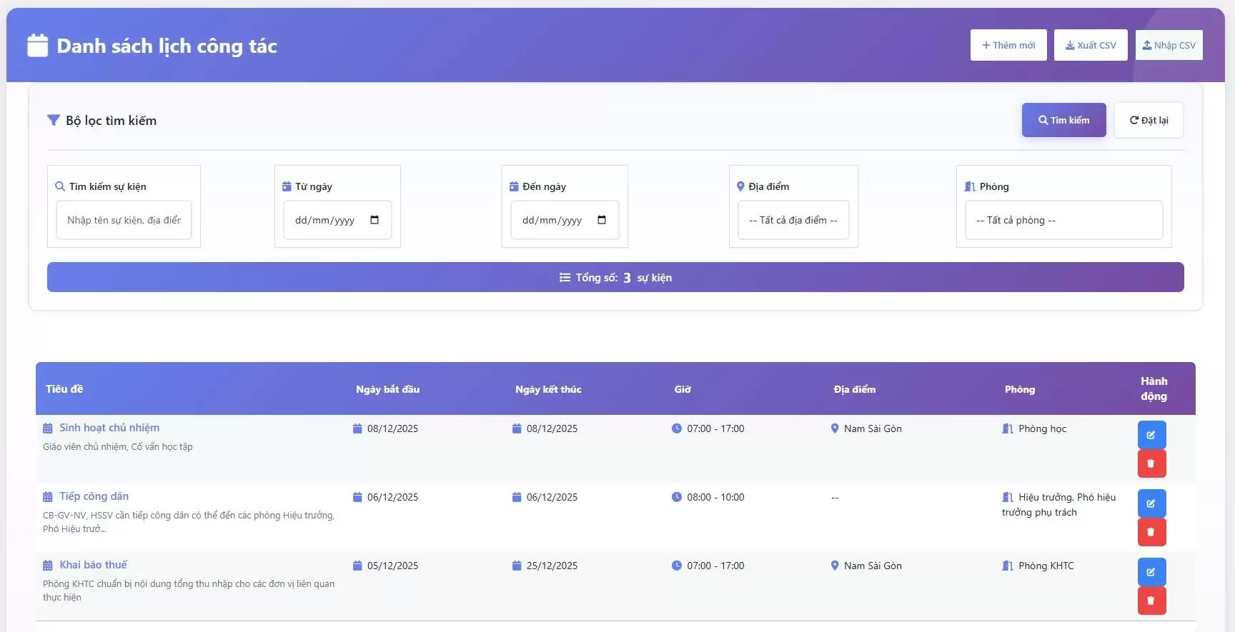 Plugin Calendar NSG: Công cụ hiển thị lịch công tác chuyên nghiệp trên nền tảng WordPress năm 2025
