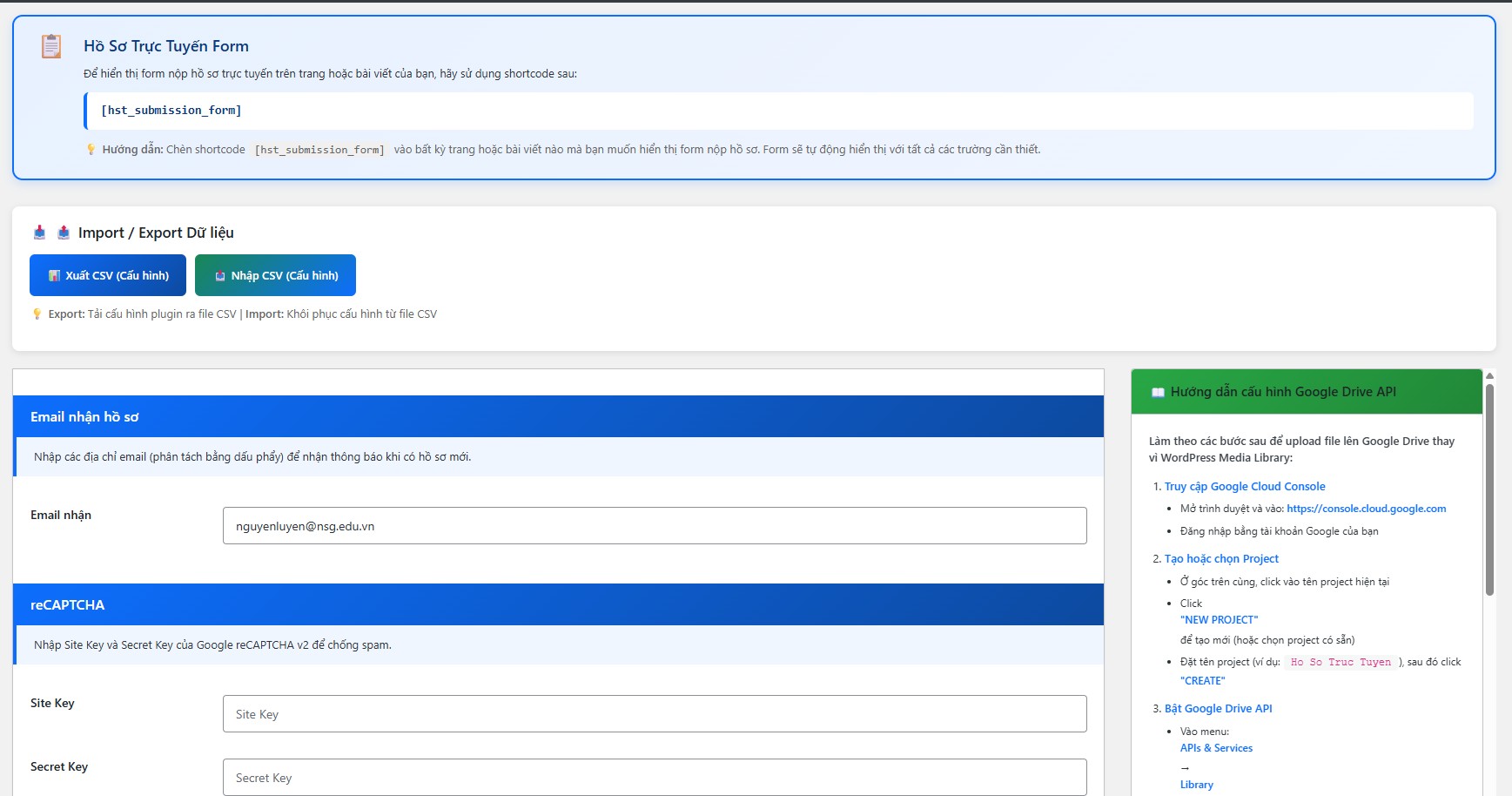 Công Cụ Hỗ Trợ Nộp Hồ Sơ Trực Tuyến Tích Hợp Lưu Trữ Đám Mây